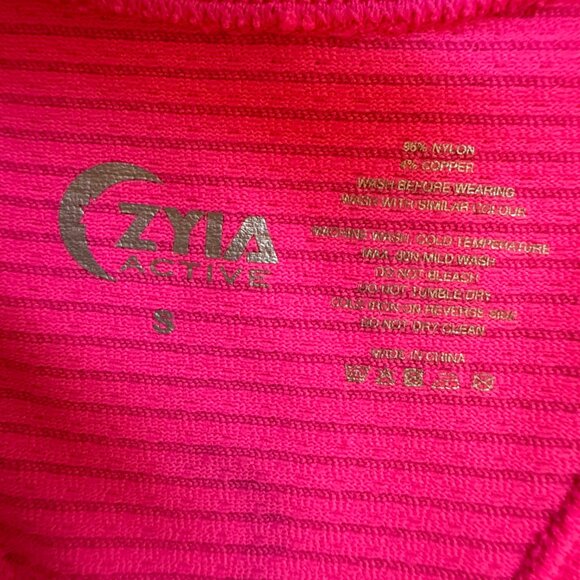 NWOT Zyia Active Hot Pink Copper Charged Workout Gym Tank Top • S Small - Picture 6 of 7
